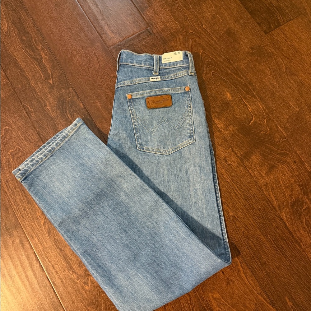Wrangler Light Blue Straight Jeans